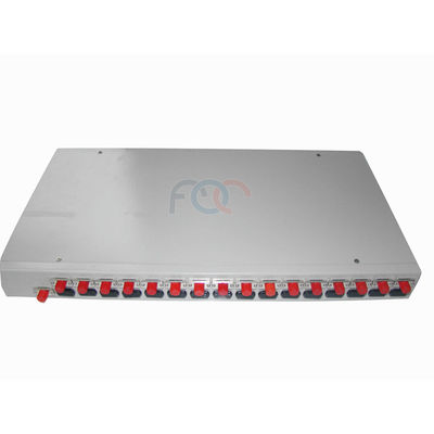 Het rek zet FTTP-Vezelplc Splitserspon LAN Low PDL FTTH PLC Splitser op